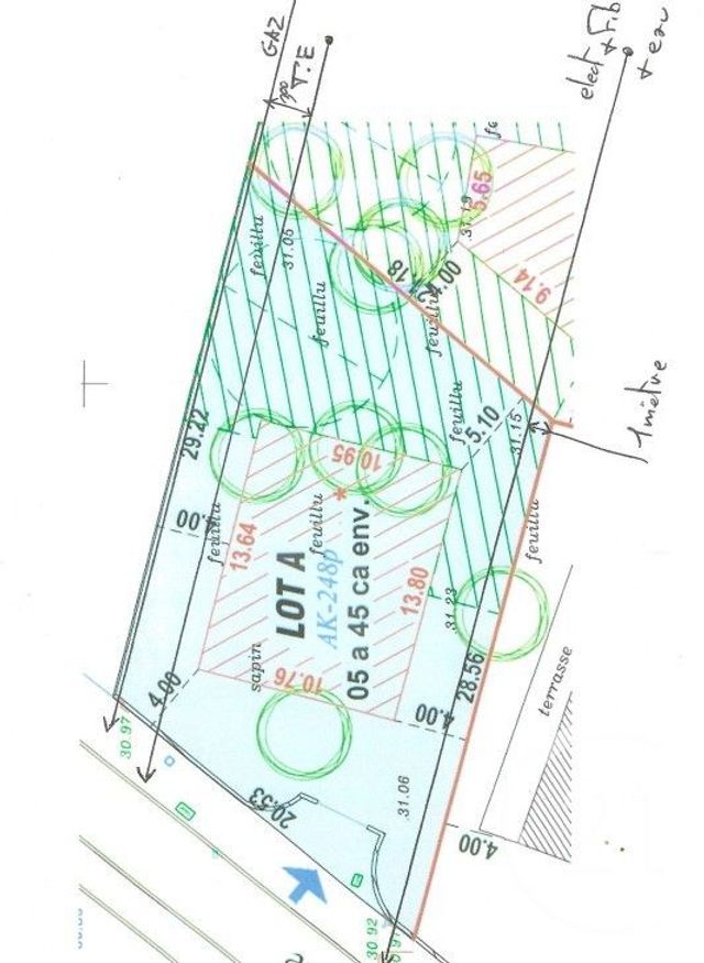 terrain à vendre - 545.0 m2 - LE TAILLAN MEDOC - 33 - AQUITAINE - Century 21 Kadima